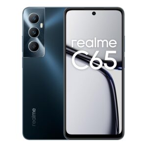ريلمي هاتف ذكي C65 ثنائي شرائح الاتصال بذاكرة روم 128GB وذاكرة RAM 6GB (جي اس ام فقط | بدون سي دي ام ايه) هاتف ذكي 4G/LTE غير مغلق من المصنع (اسود ستارلايت) - اصدار عالمي