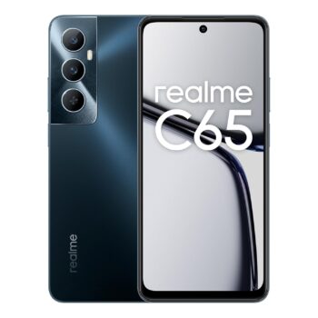 ريلمي هاتف ذكي C65 ثنائي شرائح الاتصال بذاكرة روم 128GB وذاكرة RAM 6GB (جي اس ام فقط | بدون سي دي ام ايه) هاتف ذكي 4G/LTE غير مغلق من المصنع (اسود ستارلايت) - اصدار عالمي